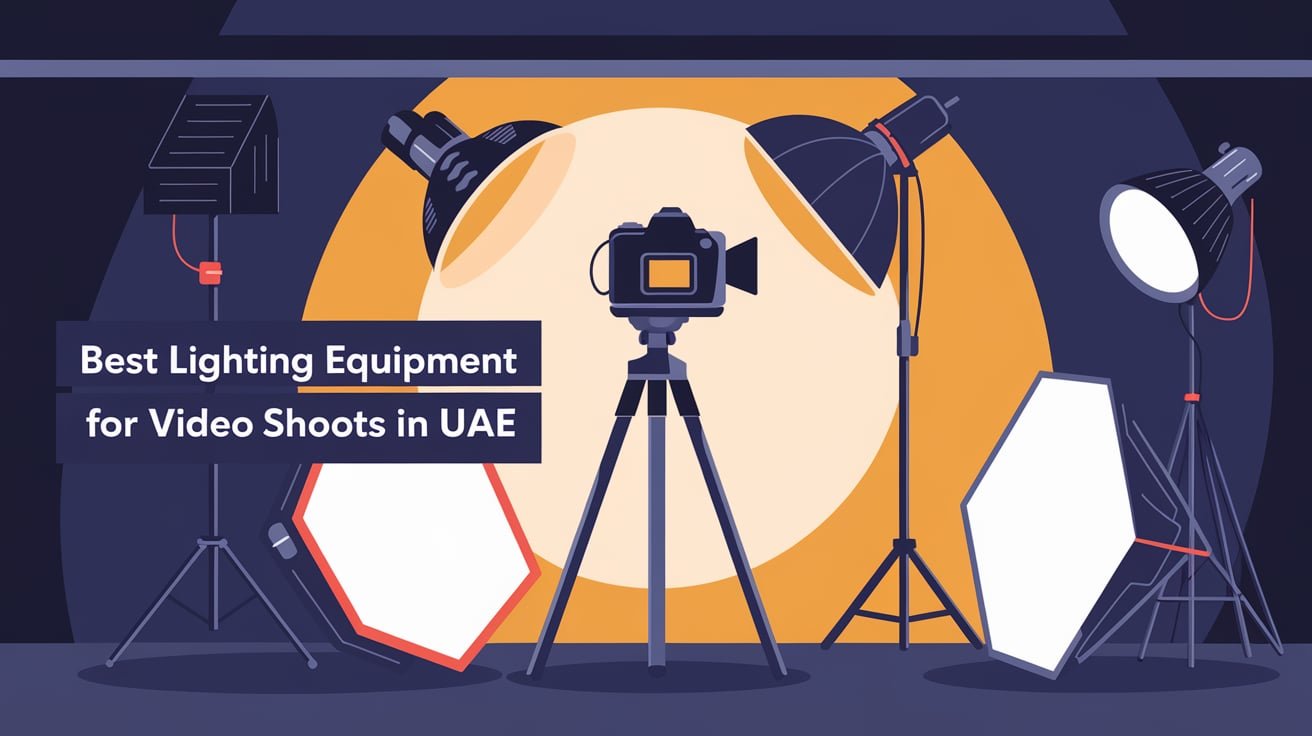 lighting equipment for video shoots in uae