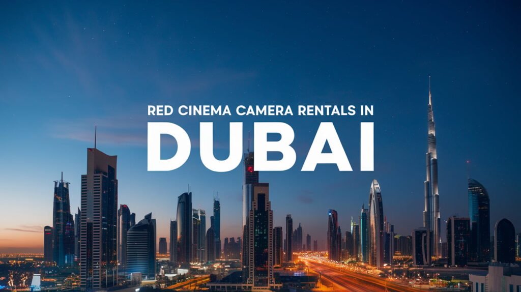 red cinema camera rentals in dubai